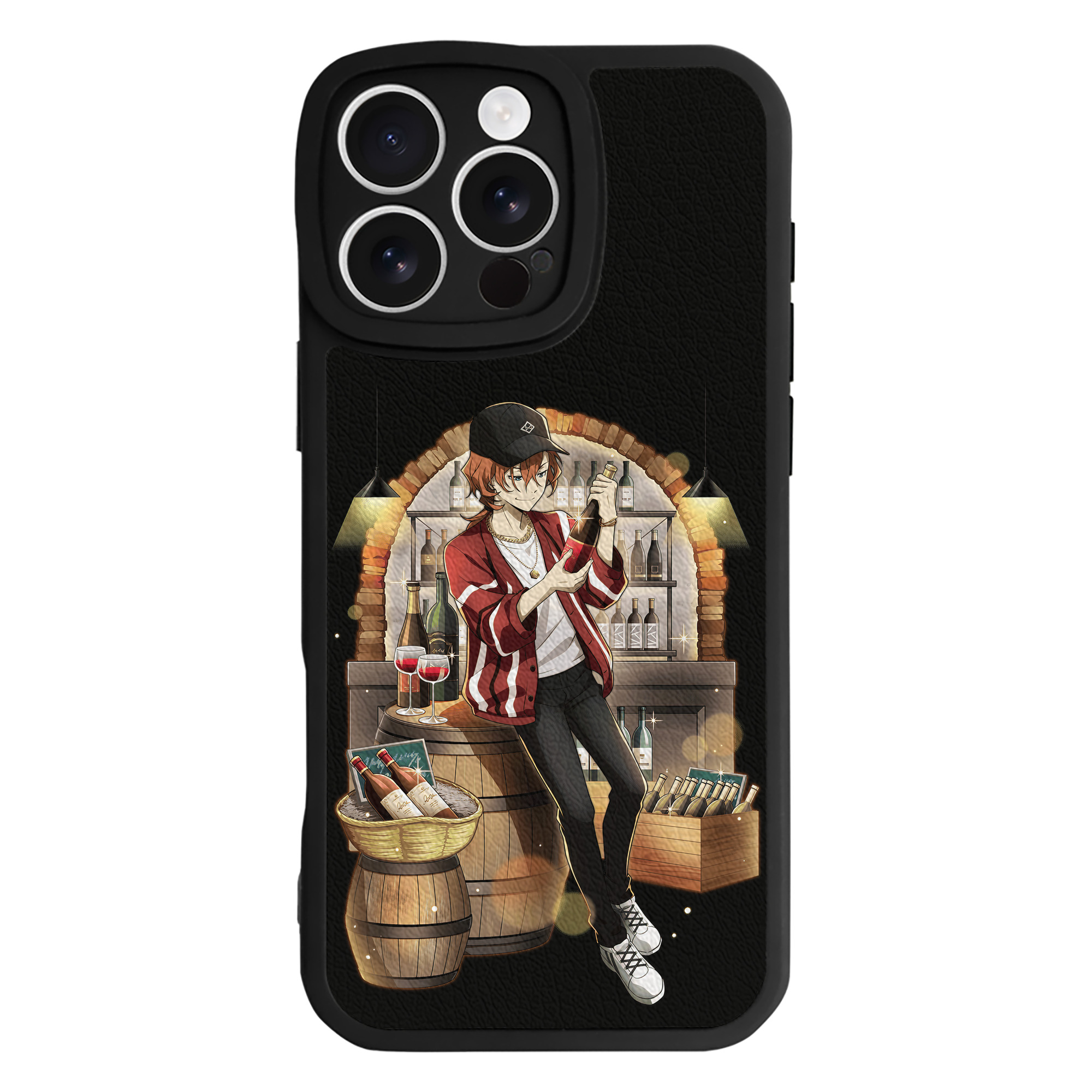 （画像用） 文豪ストレイドッグス Bungo Stray Dogs 【iPhone 16シリーズ対応】シリコンスマホケース（レザー調） 材質：シリコン